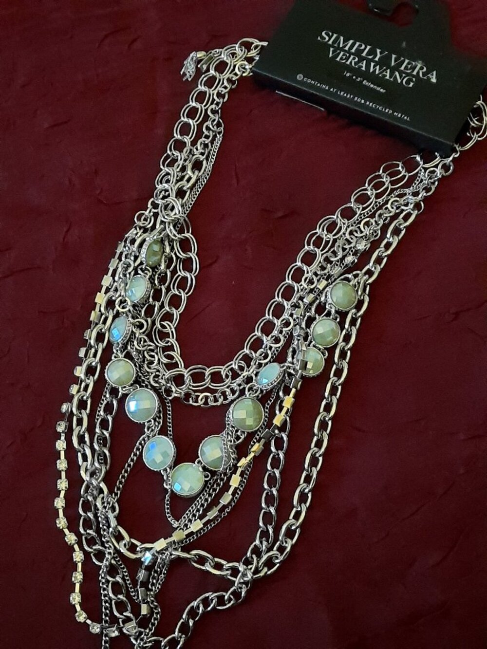 Simply Vera Wang Multi strand Necklace